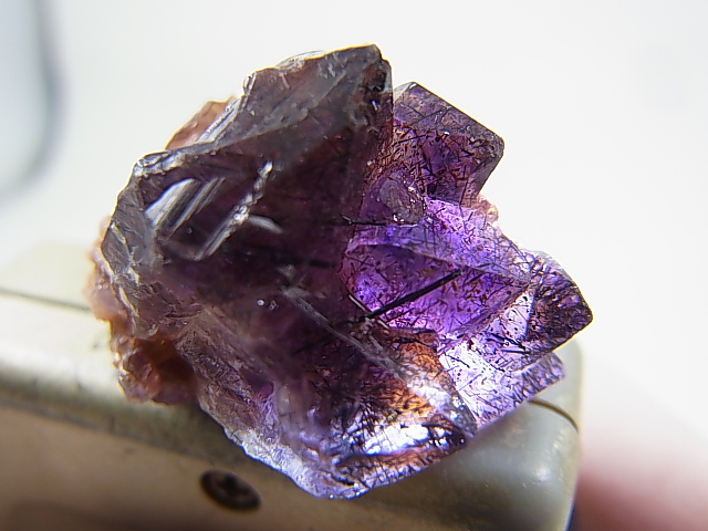 画像: タンザニア・マヘンゲ産アメジスト原石（スーパーセブンインクルージョン） 10.6g