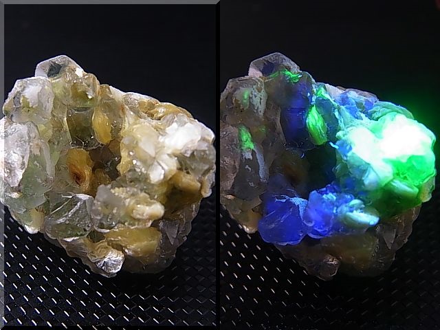 画像: ナミビア・エロンゴ産フローライト＆ショール＆フロゴパイト＆ハイアライト原石 15.7g