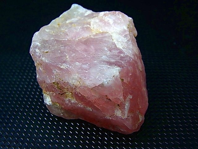 画像: 福島県桜石山産ローズクォーツ（紅石英）原石（ディープカラー） 44.9g