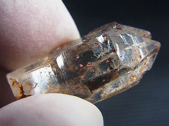 画像: タンザニア・マヘンゲ産アイアンインクルージョン水晶 6.6g