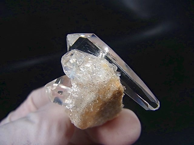 画像: インド・マニカラン産ウォータークリア水晶（ＤＴ/連晶/ドゥルージ水晶） 19.1g