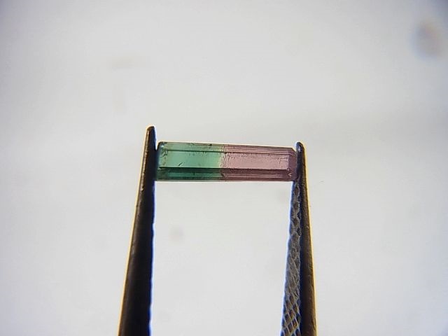 画像2: ブラジル産バイカラートルマリン（ピンク/グリーン）柱状結晶 0.2カラット