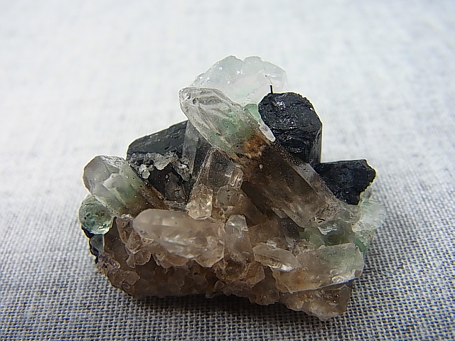 画像1: ナミビア・エロンゴ産フローライト＆ショール＆水晶原石 16.7g