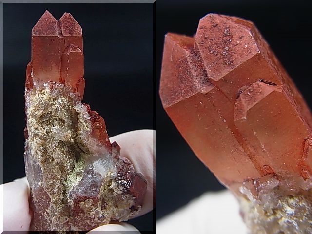 画像: 南アフリカ・オレンジリバー産レッドヘマタイト水晶 15.1g
