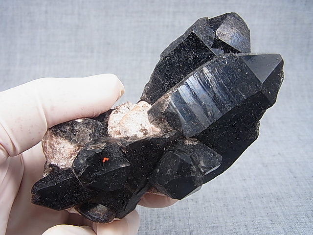 画像: 山東省産モリオン（黒水晶） 220.6g