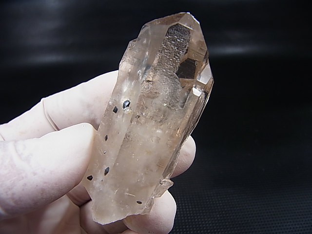 画像: ノルウェー産水晶ポイント（アナテース付き/連晶） 47.3g