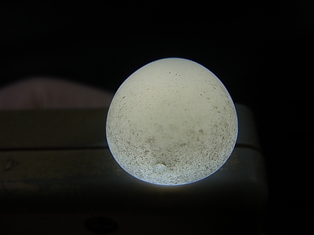 画像: 和田玉（ホータンぎょく）「羊脂白玉」オリジナルビーズ 約15.5×14×10.5mm