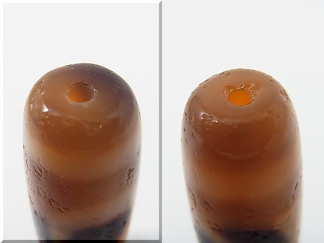 画像: 「天地」（ドラゴンライン入り）現代天珠 直径約14×40.5mm