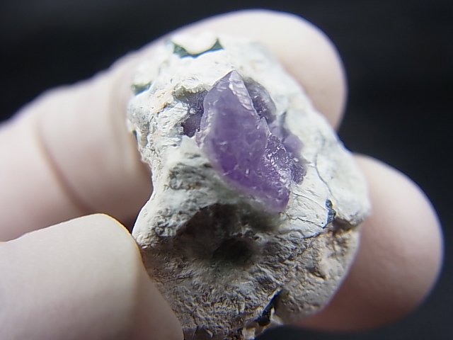 画像2: 福島県只見町産紫水晶（かぐや姫水晶） 8.1g