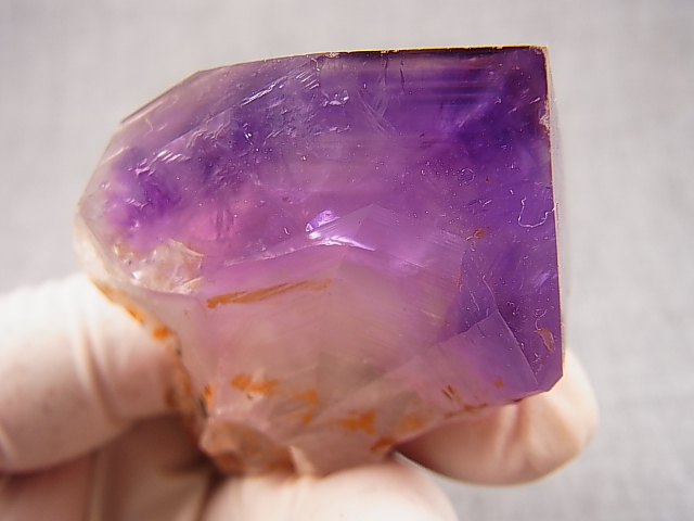 伊*ビ様 スカラベ・アメジスト (シルバープルーフ＋ローズゴールド) 50 アメジスト 24.83ct No62995宝石ルースいしや