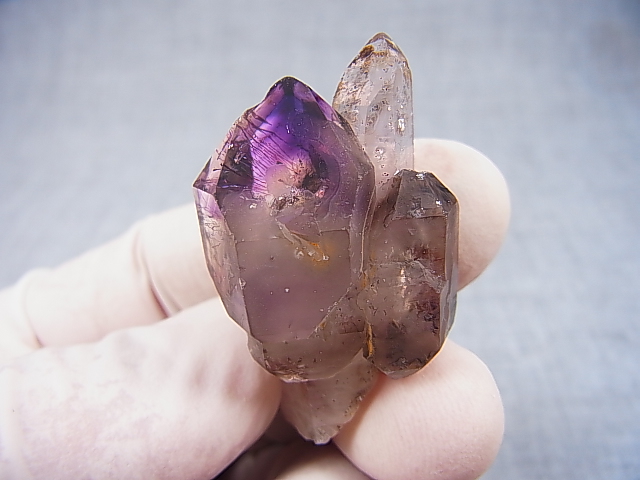 画像: ジンバブエ産シャンガーンアメジスト原石（エレスチャル/セプター/水晶付き） 13.7g