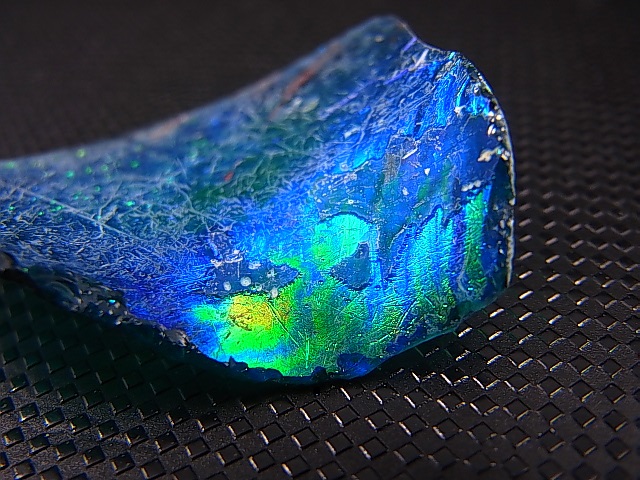 画像: アフガニスタン産スーパーイリデッセンス・ローマングラス（ブルーグリーン） 3.4g