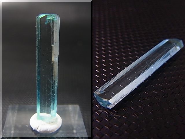 画像: ジェムグレード宝石需要品質：ベトナム産アクアマリン柱状結晶原石 4.4カラット