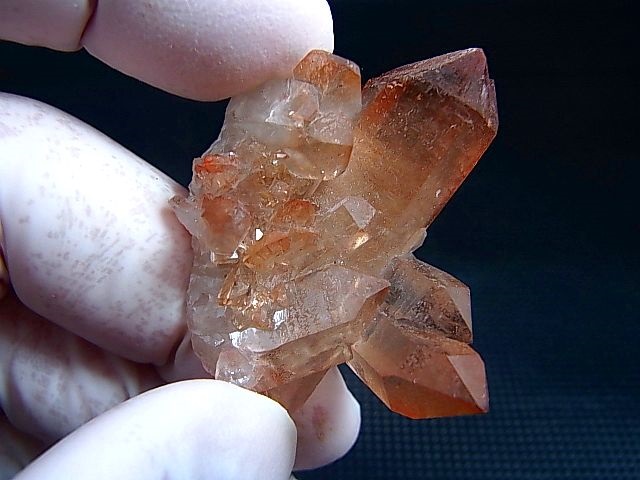 画像: スウェーデン産ヘマタイト（タンジェリン）水晶クラスター 22.0g
