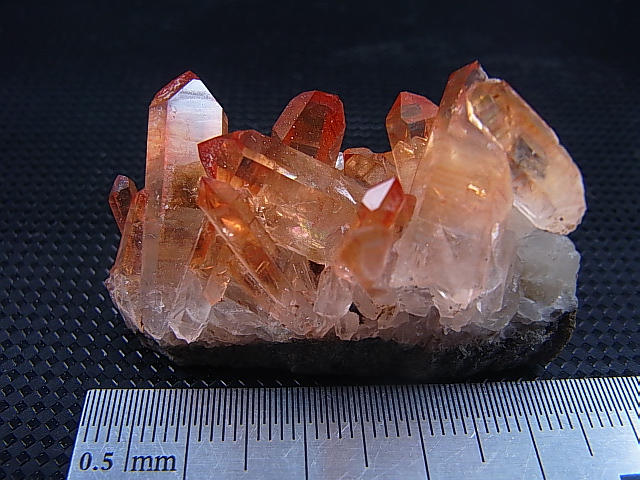 画像: スウェーデン産ヘマタイト（タンジェリン）水晶クラスター 27.6g