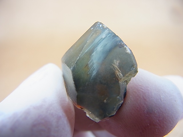 画像: ブラジル・ミナスジェライス州産ブルークォーツ（リーベカイトインクルージョン） 4.8g