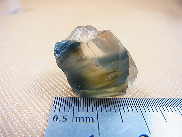 画像: ブラジル・ミナスジェライス州産ブルークォーツ（リーベカイトインクルージョン） 4.8g