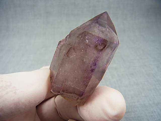 画像: ジンバブエ産シャンガーンアメジスト原石（エレスチャル/セプター/水入り） 26.8g