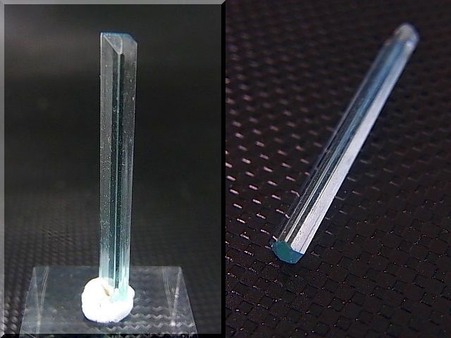 画像: ジェムグレード宝石需要品質：ベトナム産アクアマリン柱状結晶原石 3.2カラット