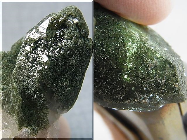 画像: フランス・レシェール産クローライト皮膜水晶（連晶） 60.3g