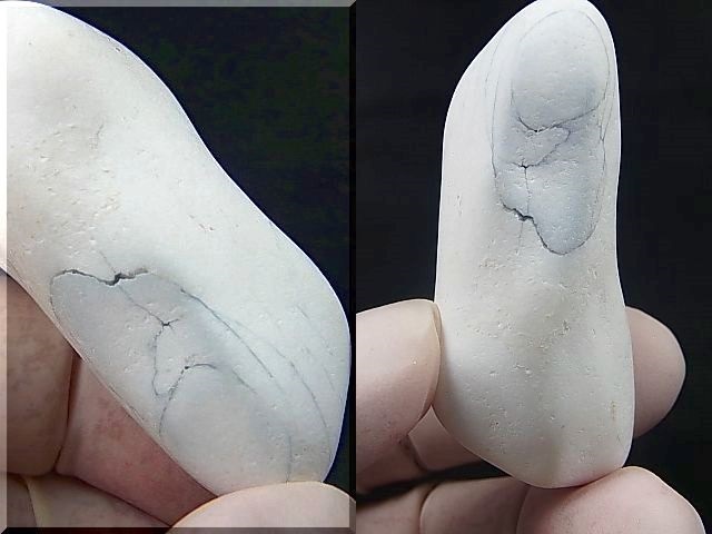 画像: ロシア産ホワイトオパール（カホロン）原石タンブル 39.9g