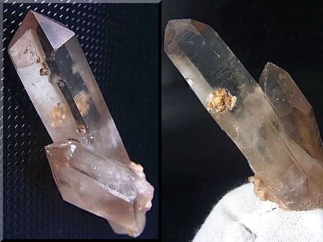画像: スウェーデン産ライトシトリン水晶原石（ツイン） 19.2g