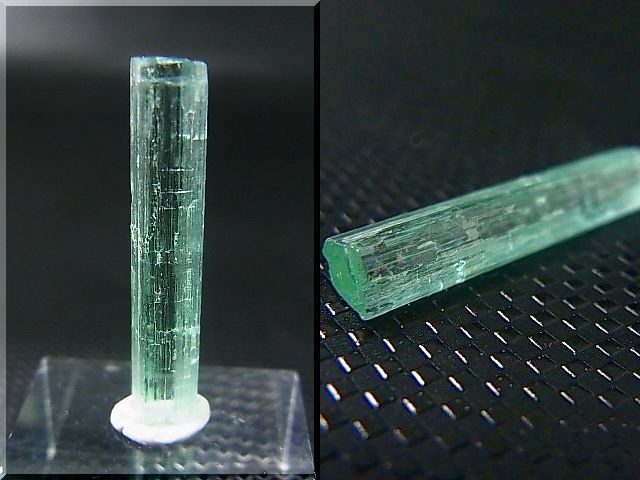 画像: ロシア・ザバイカル産アクアマリン柱状結晶原石 4.1カラット