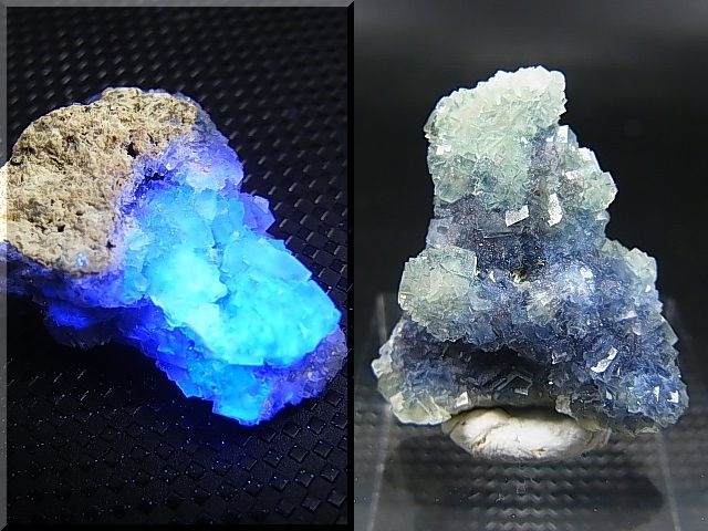 画像: ノルウェー産ブルーフローライト原石（蛍光性あり） 7.5g