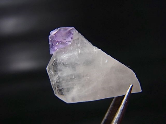 画像: ドイツ・ザクセン州産フローライトon水晶 2.3g