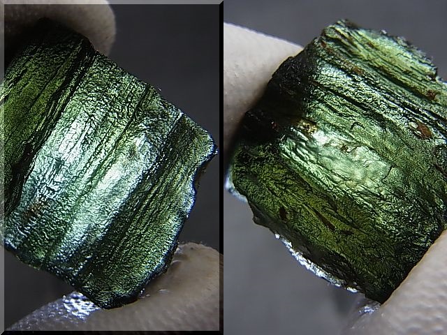 【チェコ産】モルダバイト チェコ産 モルダバイト ブレスレット 【宝石鑑別書付き