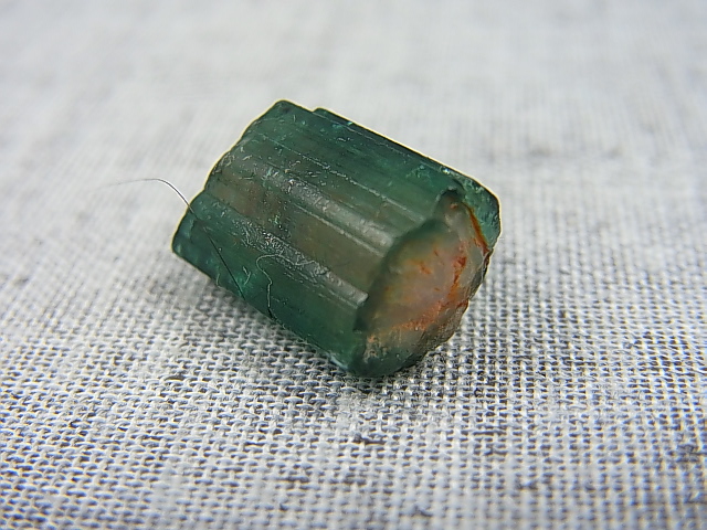 画像2: アフガニスタン産バイカラートルマリン（ピンク＆ブルーグリーン）原石 11.5カラット