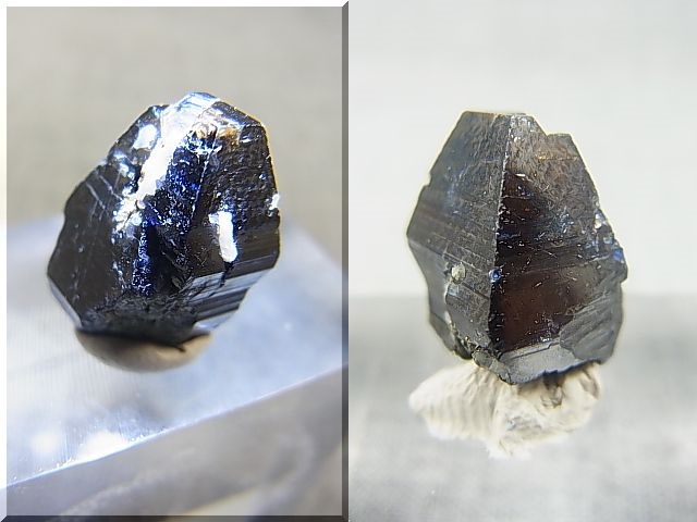 ノルウェー産アナテース原石結晶（ブルー照射） 2.6g