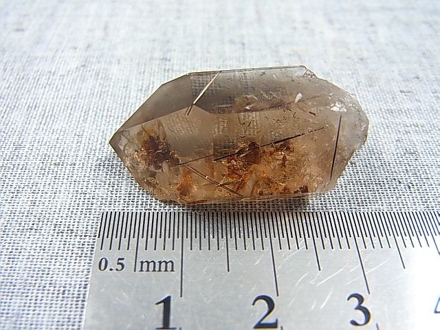 画像: ノルウェー産ルチル入りスモーキー水晶原石 8.6g