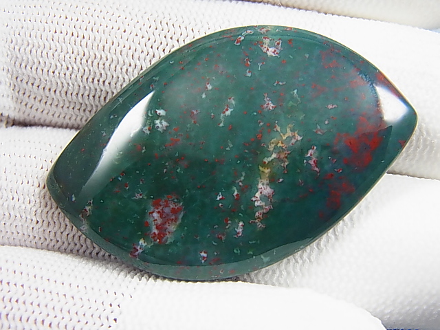 画像2: 西オーストラリア産ブラッドストーン（ヘリオトロープ）研磨タンブル 10.9g