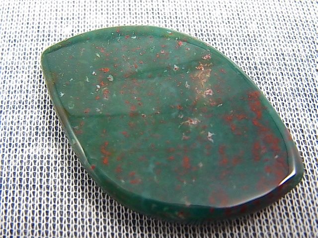 画像: 西オーストラリア産ブラッドストーン（ヘリオトロープ）研磨タンブル 10.9g