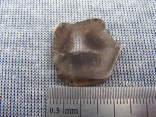 画像: ノルウェー産トラピチェ・スモーキー水晶研磨スライス 3.3g