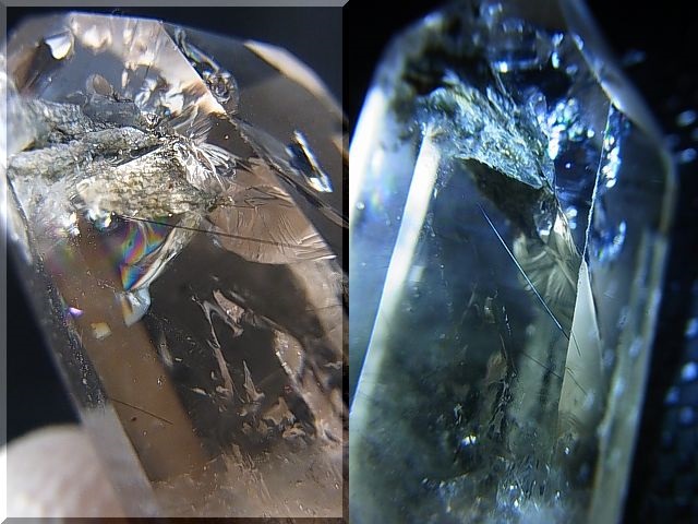 画像: ノルウェー産クリア水晶（ヘマタイト/針状ルチル入り） 25.1g