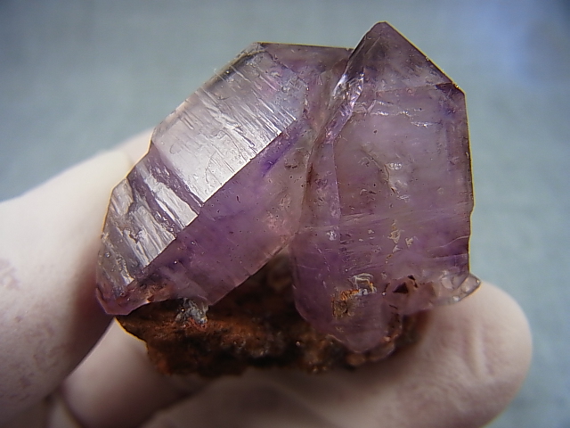 ジンバブエ産シャンガーンアメジスト原石（DT連晶） 28.8g