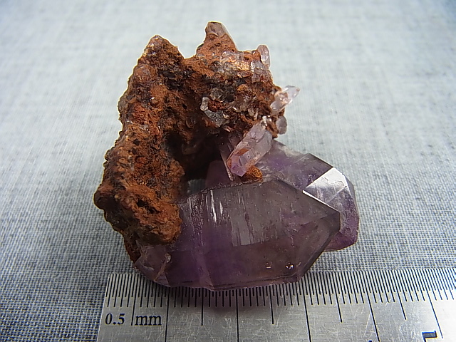 画像: ジンバブエ産シャンガーンアメジスト原石（ＤＴ連晶） 28.8g