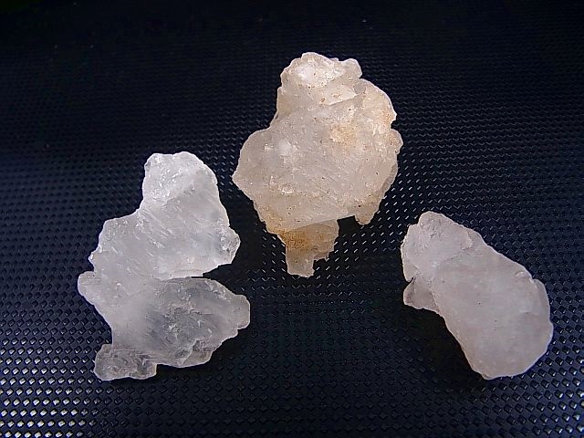 画像1: インド・ヒマラヤ・クル渓谷産アイスクリスタル/ニルバーナクオーツ 3点セット トータル 43.4g