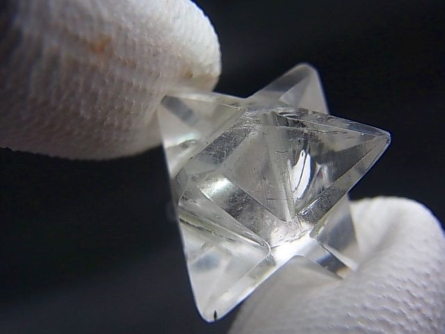 画像: インド・マニハール産マカバスター水晶（六芒星/五芒星十二面体） 6.3g