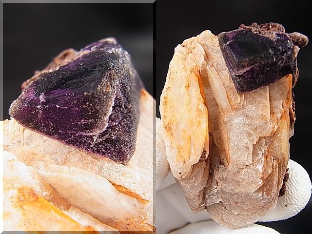 画像: メキシコ・オハエラ鉱山産フローライト原石（赤色蛍光） 98.8g