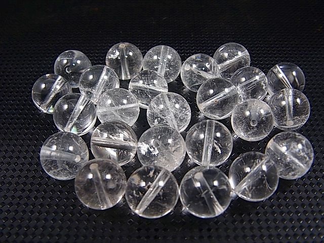 画像1: K2カラコルム・クリアクオーツ粒売りビーズ 10mm平均