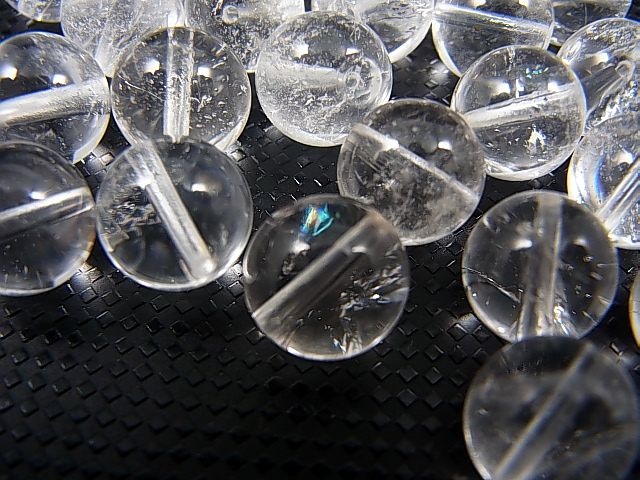 画像: K2カラコルム・クリアクオーツ粒売りビーズ 10mm平均