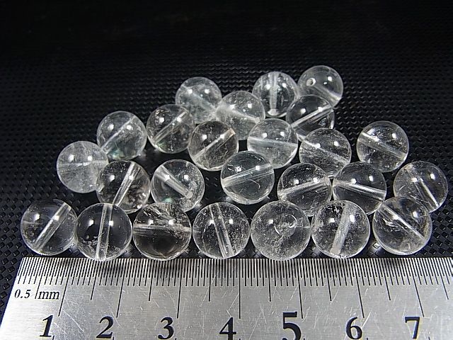 画像: K2カラコルム・クリアクオーツ粒売りビーズ 10mm平均