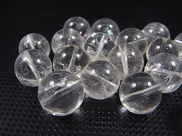 画像2: K2カラコルム・クリアクオーツ/粒売りビーズ 12mm平均