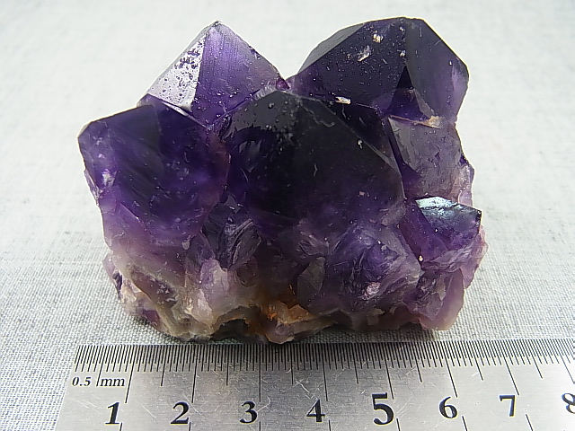 コンゴ産カラーシフト/ディープカラーアメジストクラスター