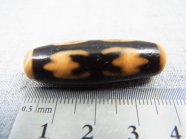 画像: 「五福臨門」現代天珠 直径12×38mm