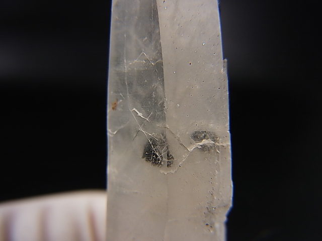 画像2: 内モンゴル産アイアンローズ付着＆内包ピンク水晶（レーザー型） 32.6g