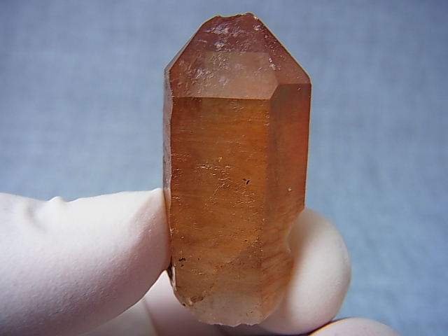 画像1: スウェーデン産ヘマタイト（タンジェリン）水晶ポイント 14.5g